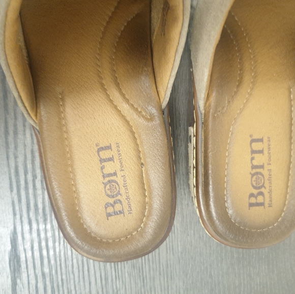 Women leather clogs Born sz 8 - Picture 4 of 8